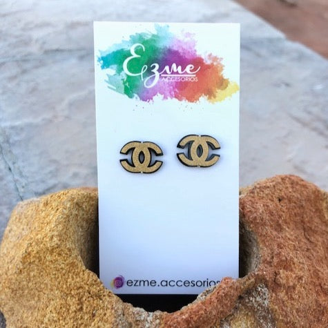 CC Gold Earrings