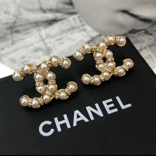 CC Pearls Earrings